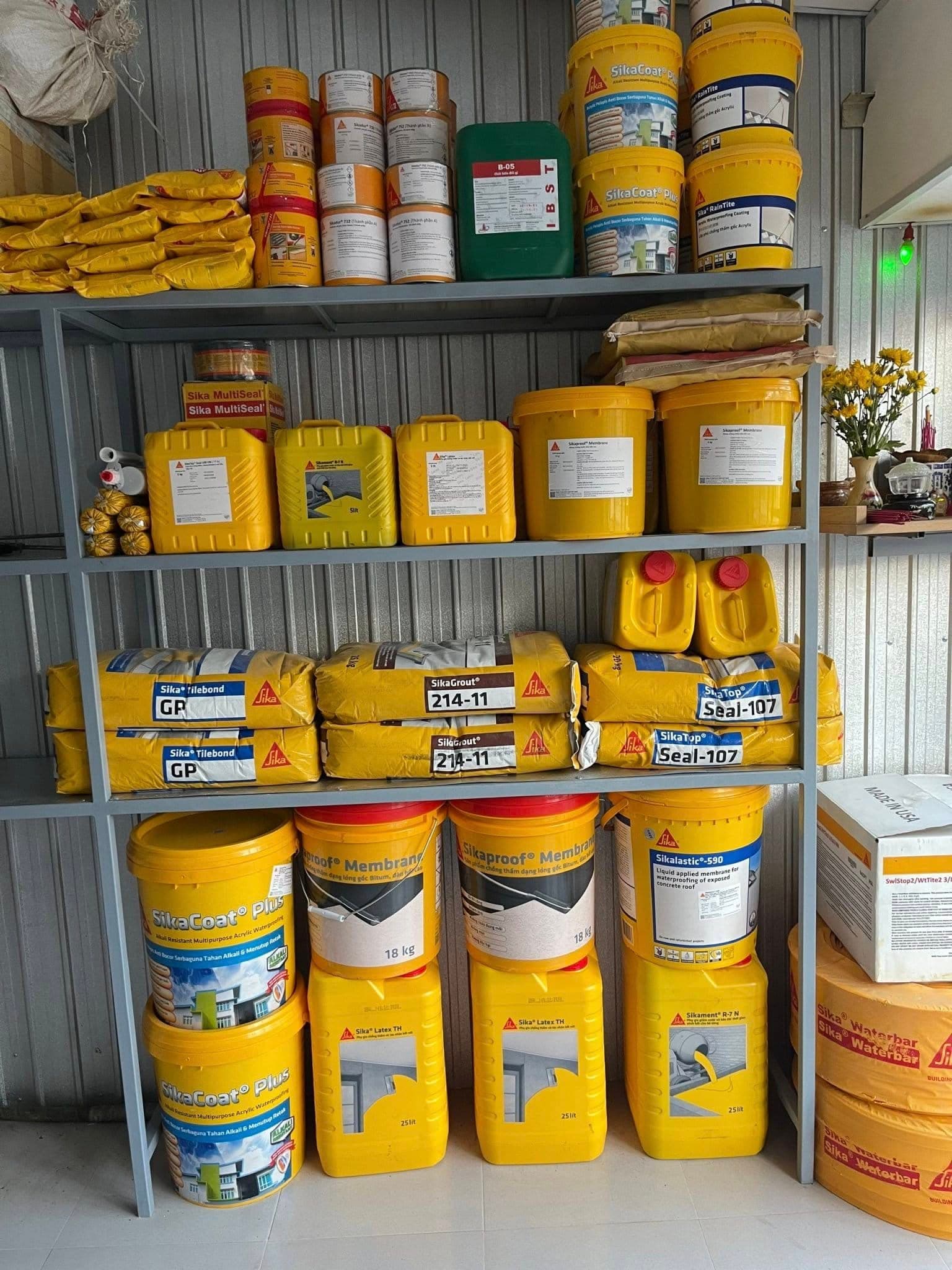 Sản phẩm chống thấm Sika do Đồng Phát cung ứng